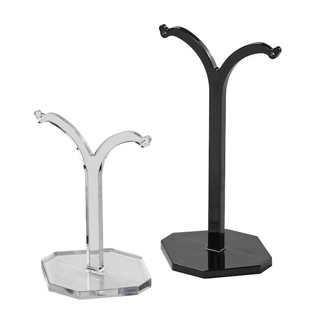 Earring holder 2-place transparent